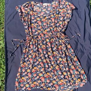 LOFT multi color floral dress